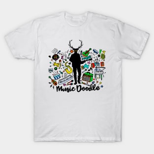 doodle music T-Shirt